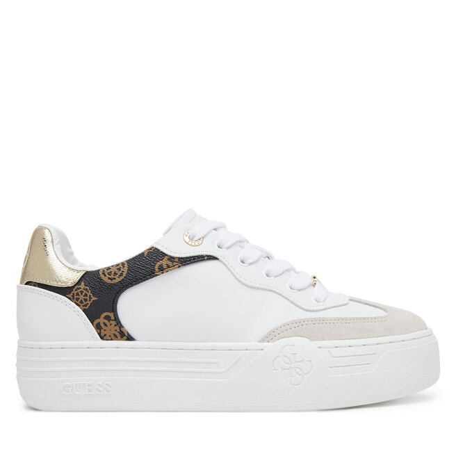 Sneakersy Guess FLPSWO ELE12 Biały - kobiece