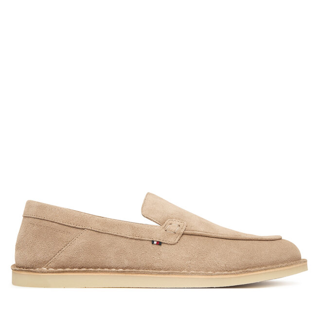 Mokasyny Tommy Hilfiger Stitchdown FM0FM05782 Beżowy -