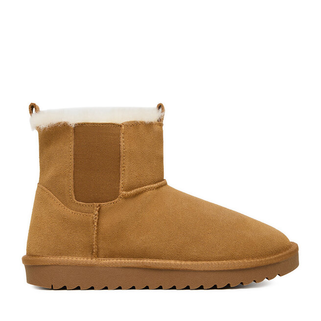 Śniegowce DeeZee DZ-77 CAMEL Brązowy - kobiece