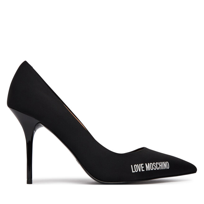 Szpilki LOVE MOSCHINO JA10299G1OIM0000 Czarny - kobiece