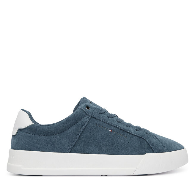 Sneakersy Tommy Hilfiger Th Court Suede FM0FM05824 Niebieski - męskie