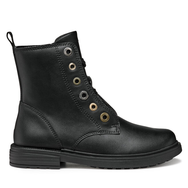 Botki Geox J Eclair J569QP 000BC C9999 D Czarny - dziewczęce