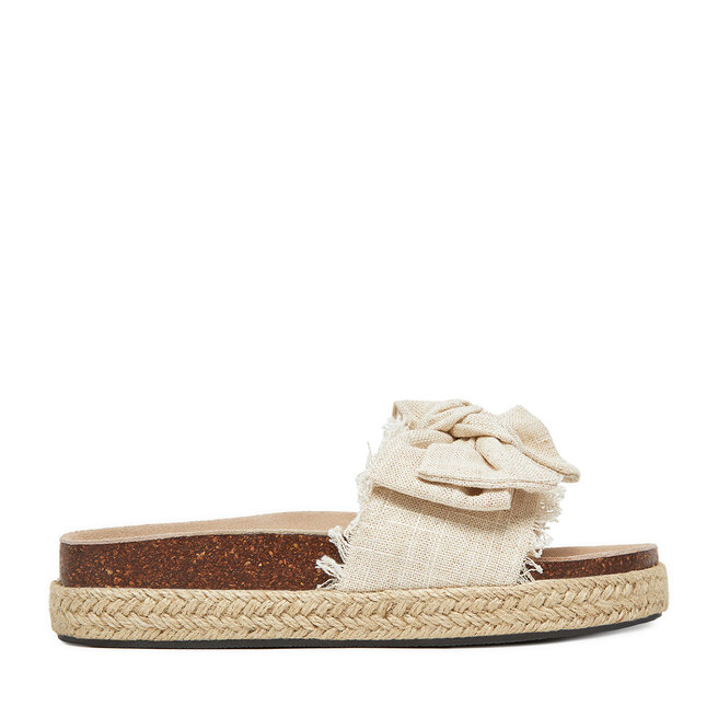 Espadryle DeeZee 92529 Beżowy - kobiece
