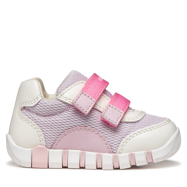 Sneakersy Geox B Iupidoo Girl B3558A 01454 C0761 Różowy - dziewczęce