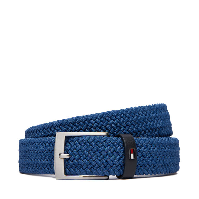 Pasek Tommy Hilfiger Adan 3.5 Elastic AM0AM13824 Granatowy -