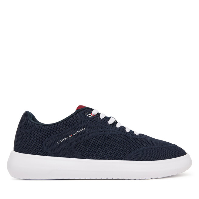 Sneakersy Tommy Hilfiger Th Modern Lightcup Knit FM0FM05886 Granatowy - męskie