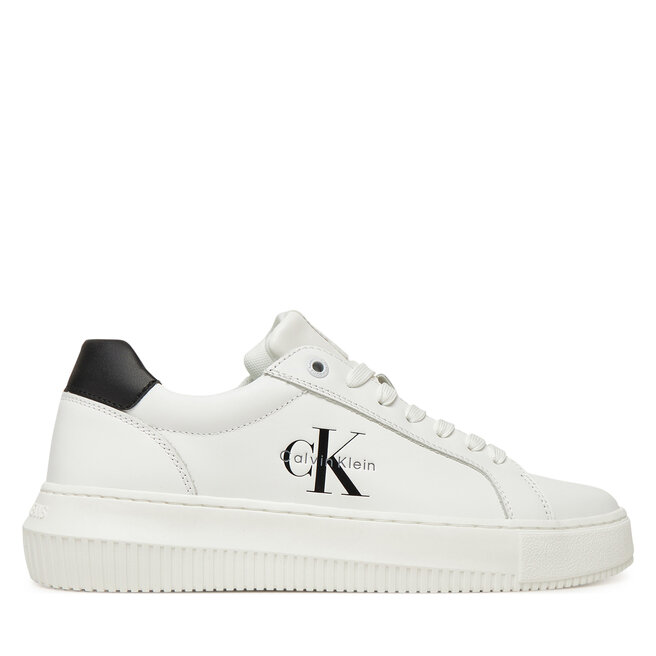 Sneakersy Calvin Klein Jeans YW0YW01872 Biały - kobiece