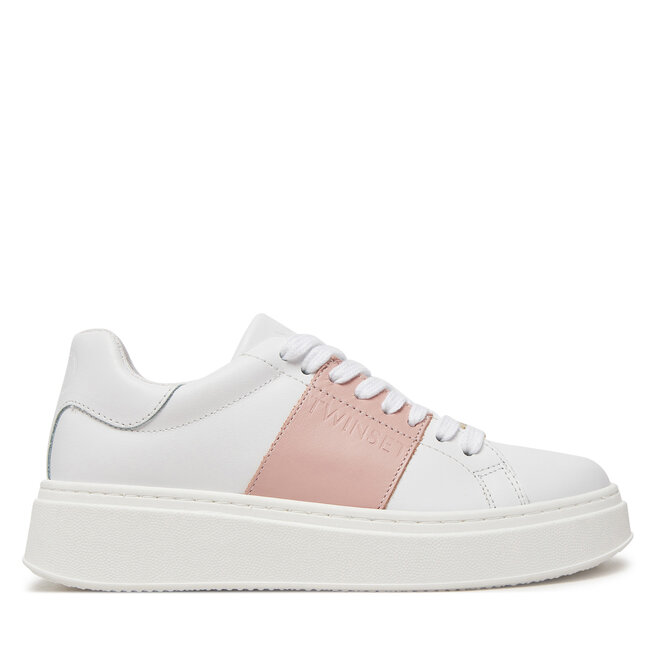 Sneakersy TWINSET 251GCJ012 Biały - dziewczęce