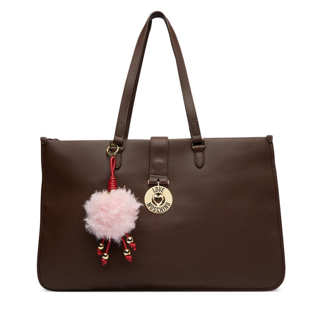 Torebka LOVE MOSCHINO JC4239PP0PKI0313 Brązowy ciemny -