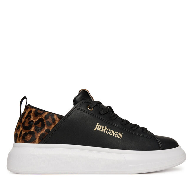 Sneakersy Just Cavalli 79RA3SB7 ZPB58 Czarny - kobiece