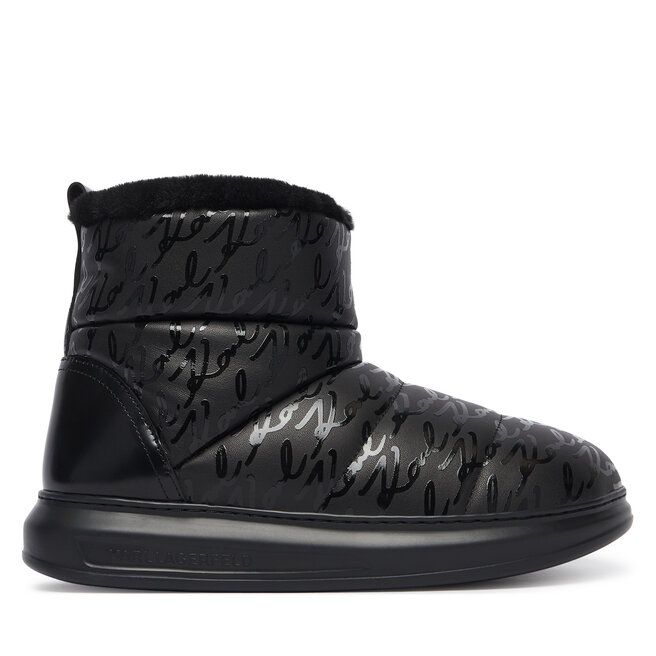 Śniegowce KARL LAGERFELD Kapri Kosi KL44558W Czarny - kobiece