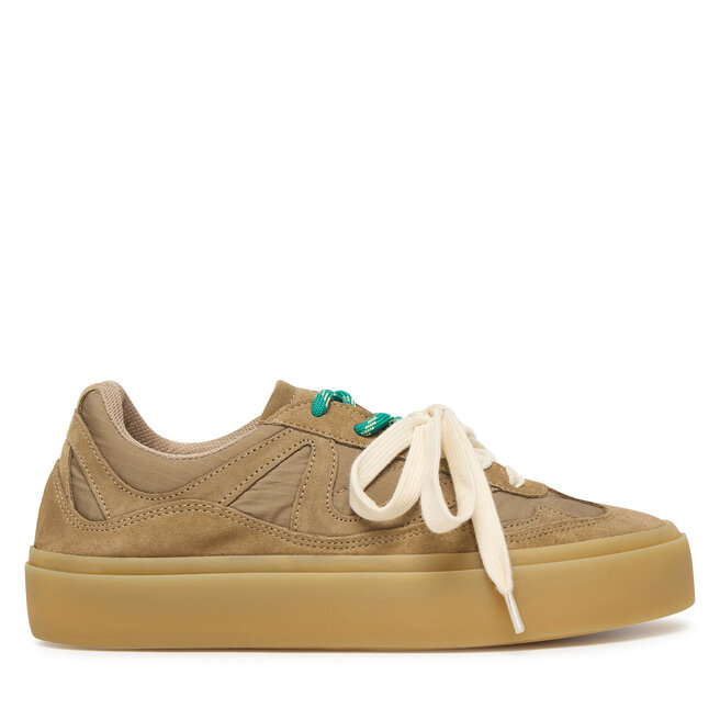Sneakersy Inuikii Lynn Suede 1001.001.0461 Beżowy - kobiece