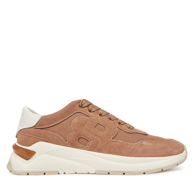 Sneakersy BOSS Skylar Runn 50541600 Brązowy - kobiece
