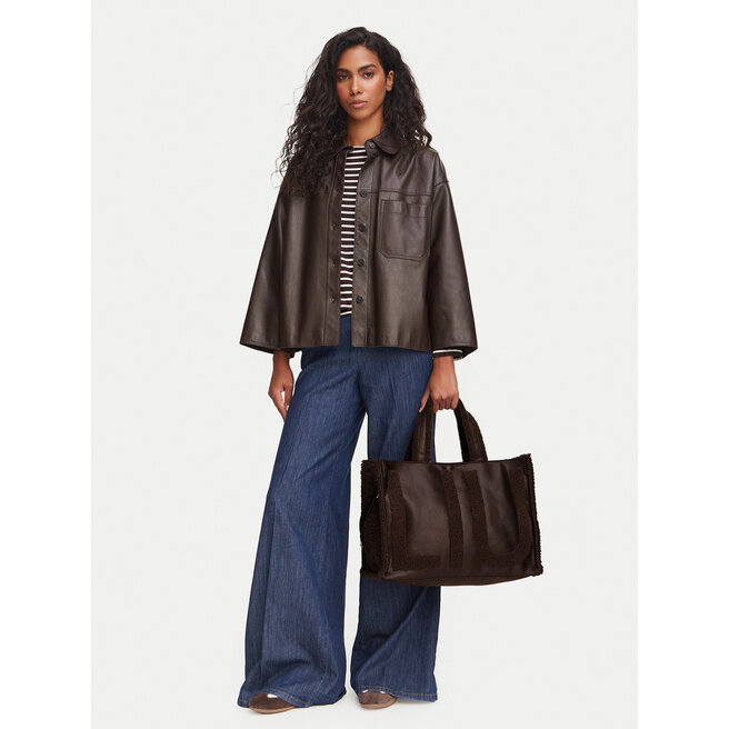 Torebka Liu Jo L TOTE FAKE MONTONE 2F6037 E0021 Brązowy -