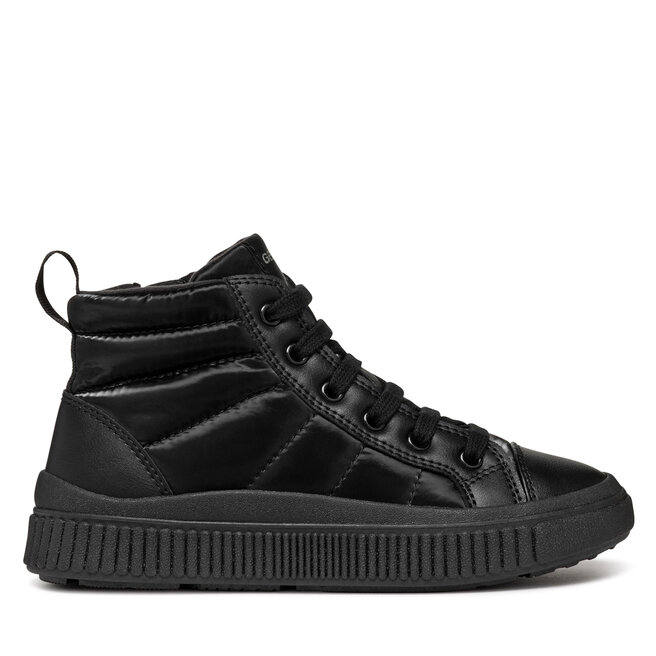 Sneakersy Geox J Laquinny Girl J46M3C 0LVBC C9999 M Czarny - dziewczęce
