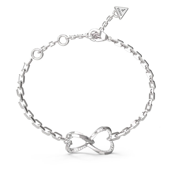 Bransoletka Guess JUBB0461 8JW Srebrny -