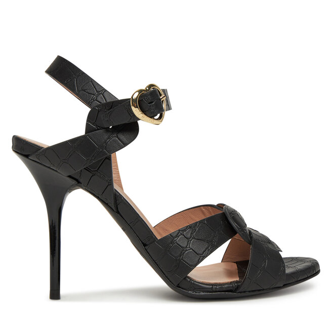Sandały LOVE MOSCHINO JA16069G1MIB0000 Czarny - kobiece
