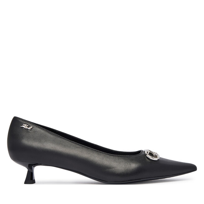 Czółenka KARL LAGERFELD Pasha Signia KL30121 Czarny - kobiece
