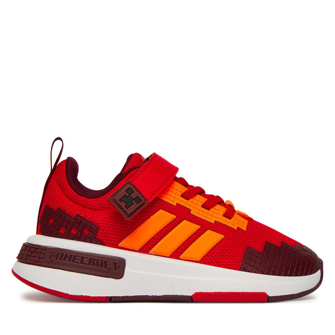 Sneakersy adidas Minecraft Pro JR4548 Czerwony - chłopięce