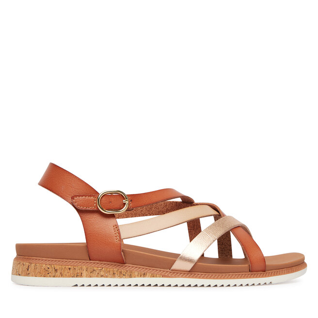 Sandały Skechers Desert Kiss Low 114709/CSNT Brązowy - kobiece
