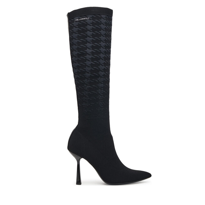 Kozaki KARL LAGERFELD Pandara KL31390 Czarny - kobiece
