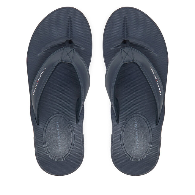 Japonki Tommy Hilfiger Molded Comfort Th Beach Sandal FM0FM05508 Granatowy -