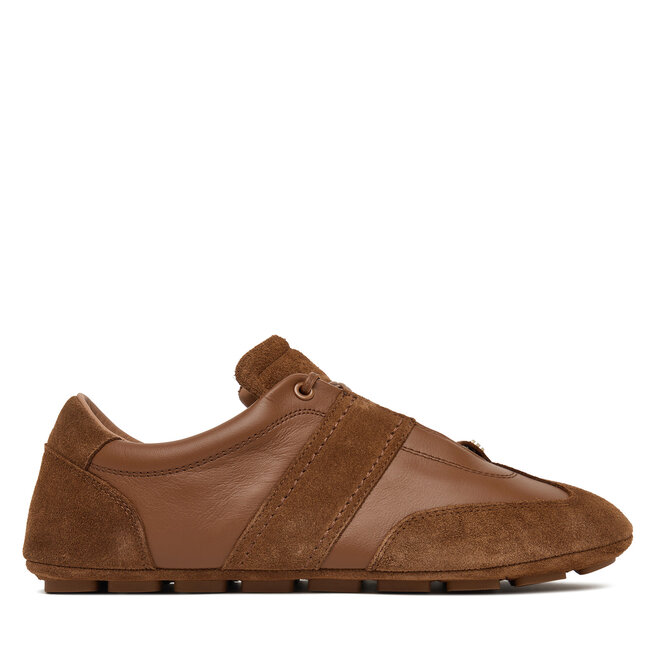 Sneakersy BOSS Roxanne 50557939 Brązowy - kobiece