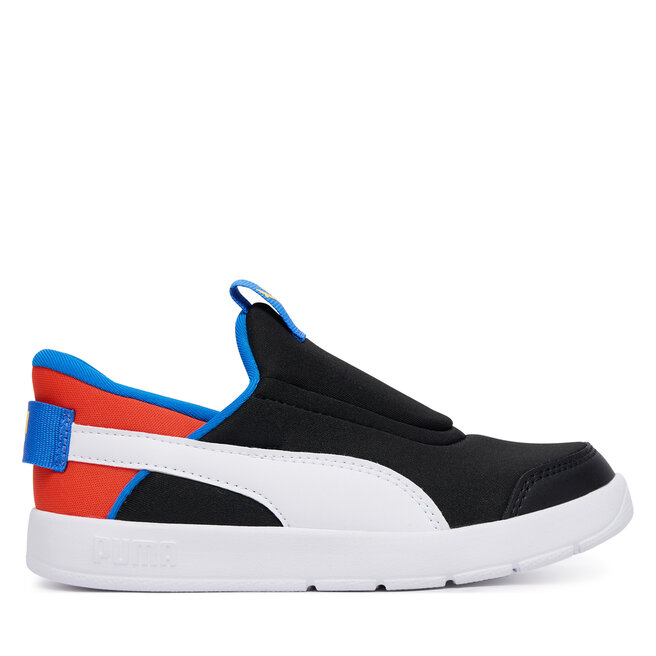 Sneakersy Puma Courtflex v3 SLIPTECH PS 399734 01 Czarny - chłopięce