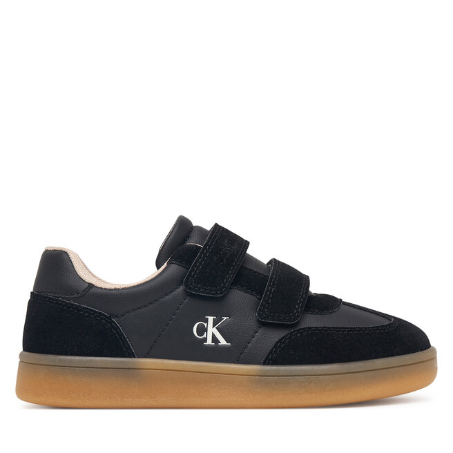 Sneakersy Calvin Klein Low Cut Velcro Sneaker V1X9-83443-0318 S Czarny - chłopięce