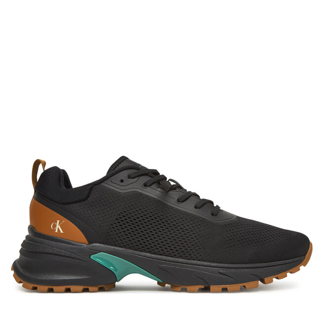 Sneakersy Calvin Klein Jeans Hike Runner Tech Knit YM0YM01284 Czarny - męskie