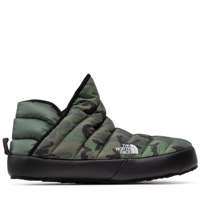 Kapcie The North Face Thermoball Traction Bootie NF0A3MKH28F1 Khaki - męskie