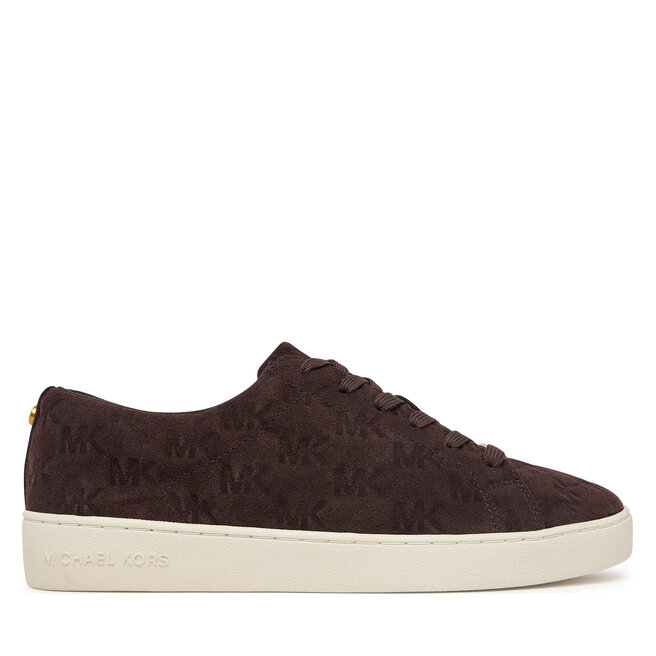 Sneakersy MICHAEL Michael Kors Keaton 43F6KTFS1S Brązowy - kobiece
