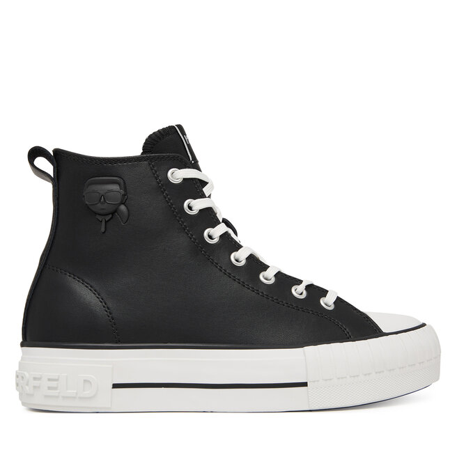 Trampki KARL LAGERFELD Kampus Max KL60456 Czarny - kobiece