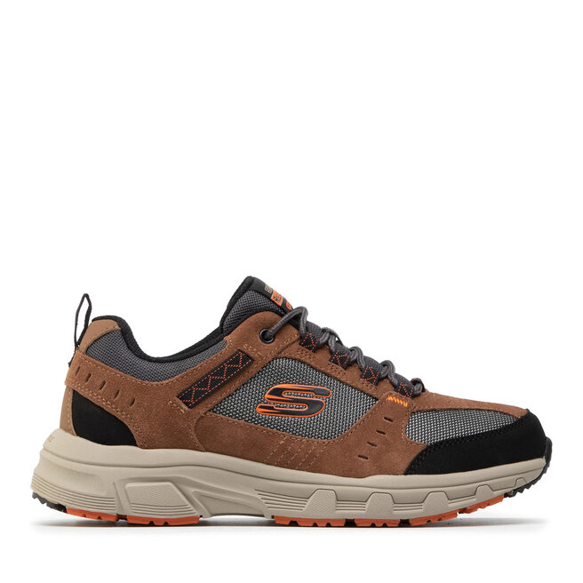 Trekkingi Skechers Oak Canyon 51893/BRBK Brązowy - męskie