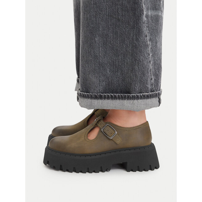 Półbuty G-Star Raw CEO-WI34-MANYA-07 Khaki - kobiece