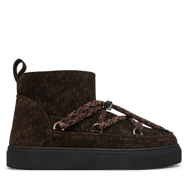 Śniegowce Inuikii Classic Low Camouflage 1001.001.0581 Brązowy ciemny - kobiece