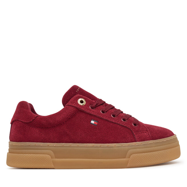 Sneakersy Tommy Hilfiger Jade T3A9-35098-1429 S Bordowy - dziewczęce