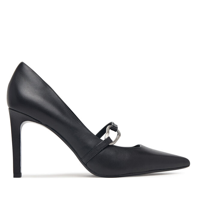 Szpilki Calvin Klein Ess Stiletto 90 Hdw Lth HW0HW03303 Czarny - kobiece