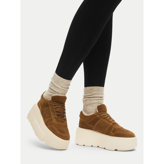 Sneakersy Badura CASI-01W1-006 Brązowy - kobiece