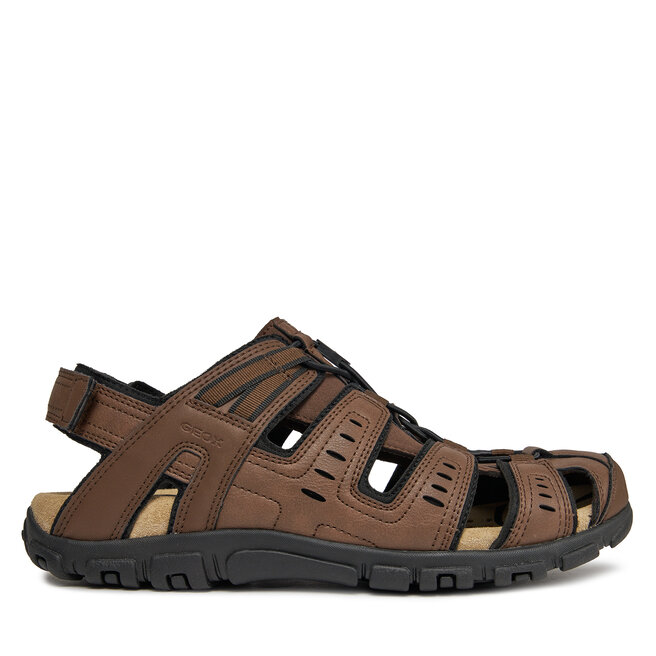 Sandały Geox Uomo Sandal Strada U4524C 000ME C6006 Brązowy - męskie