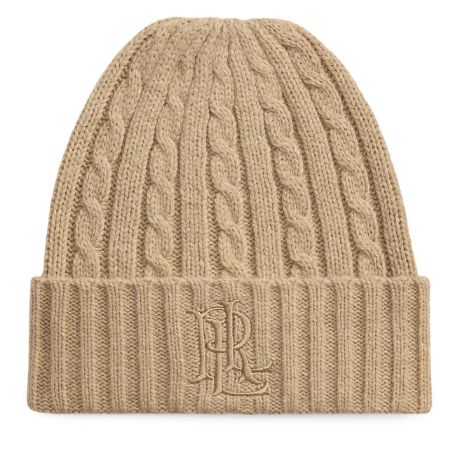 Czapka LAUREN RALPH LAUREN 454P23505001 Beżowy ciemny -