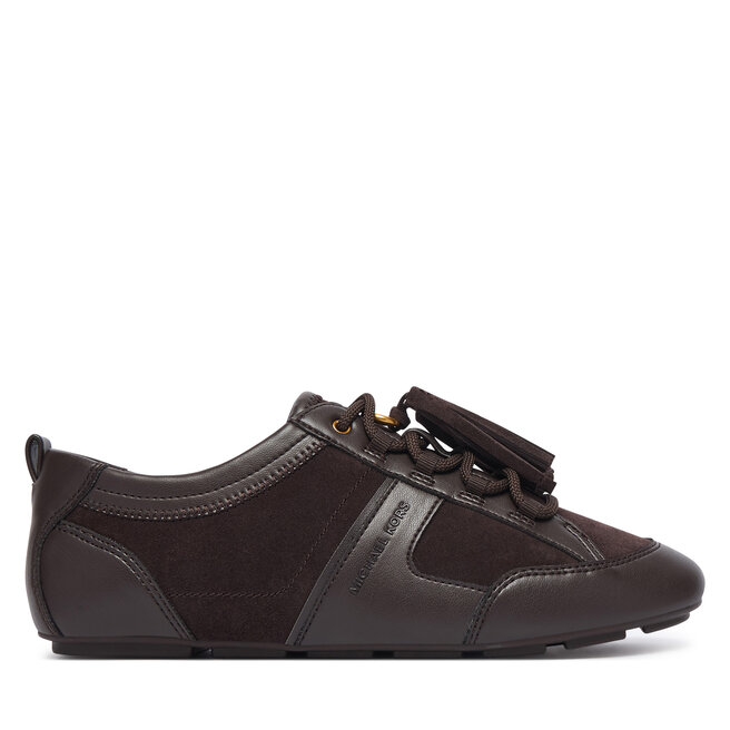 Sneakersy MICHAEL Michael Kors Keely 43F6KLFS2S Brązowy ciemny - kobiece