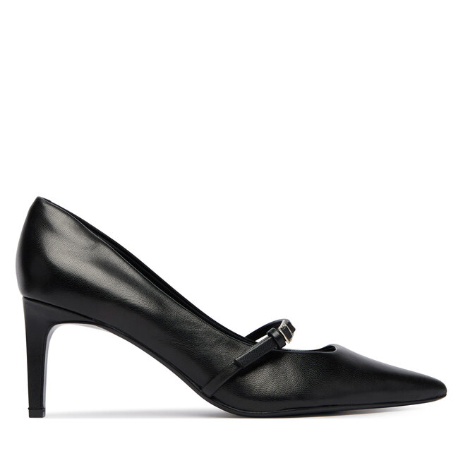 Czółenka Calvin Klein Ess Stiletto 70 Mj Lth Hdw HW0HW02952 Czarny - kobiece