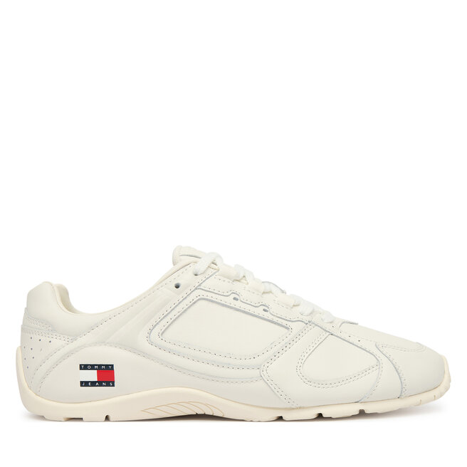Sneakersy Tommy Jeans Archive '97 Lite Leather EN0EN02942 Biały - kobiece