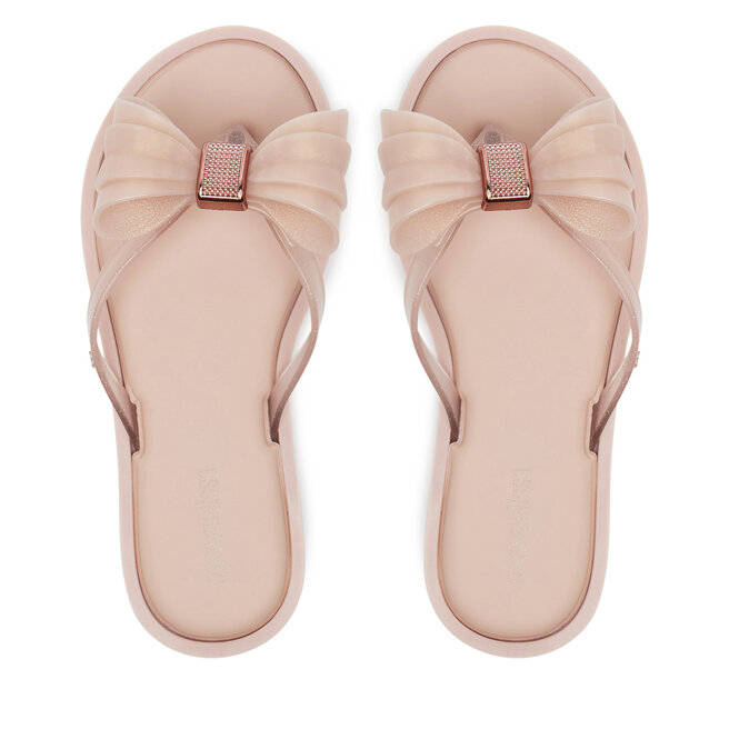 Japonki Melissa Mini Melissa Flip Flop Iv Inf 35749 Beżowy -