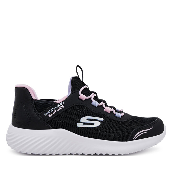 Sneakersy Skechers Bounder - Simple Cut 303585L/BLK Czarny - dziewczęce