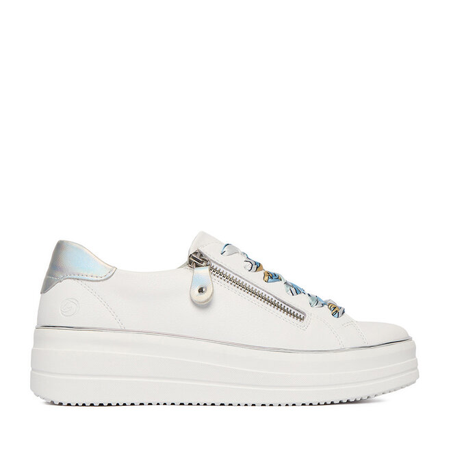 Sneakersy Remonte CEO-D1C06-81 Biały - kobiece