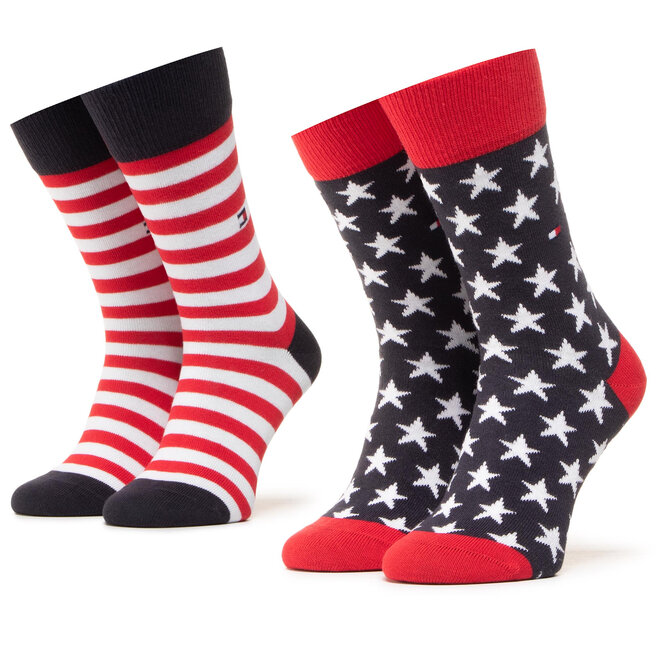 Skarpety długie Tommy Hilfiger 100000816 Kolorowy - kobiece