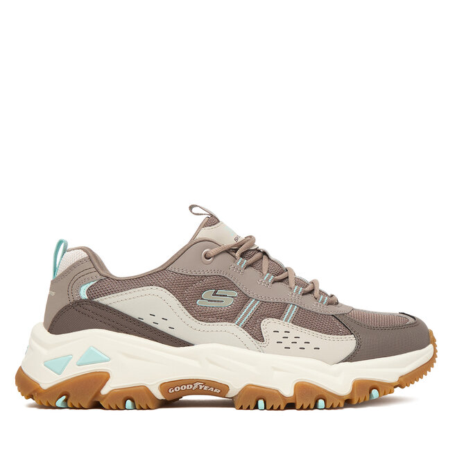 Sneakersy Skechers D'Lites Hiker 180128/CHTN Brązowy - kobiece