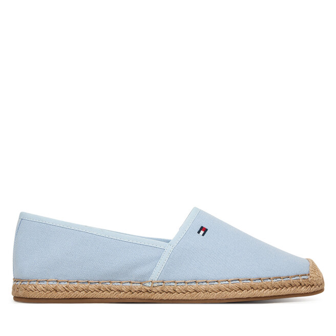 Espadryle Tommy Hilfiger Flag Canvas Espadrille FW0FW08541 Błękitny - kobiece